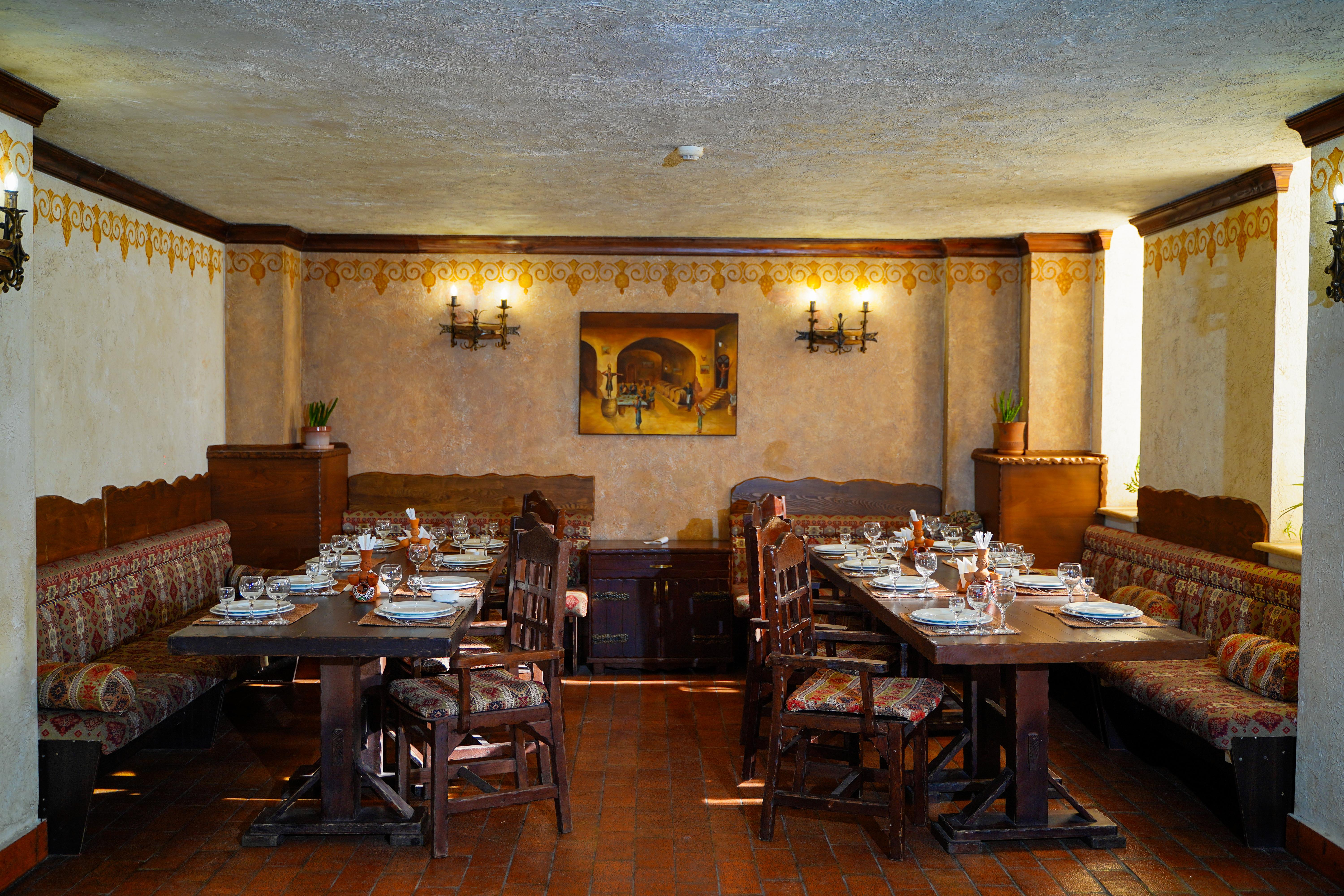 Caucasus Hotel Kasagh Eksteriør bilde Restaurant in the hotel